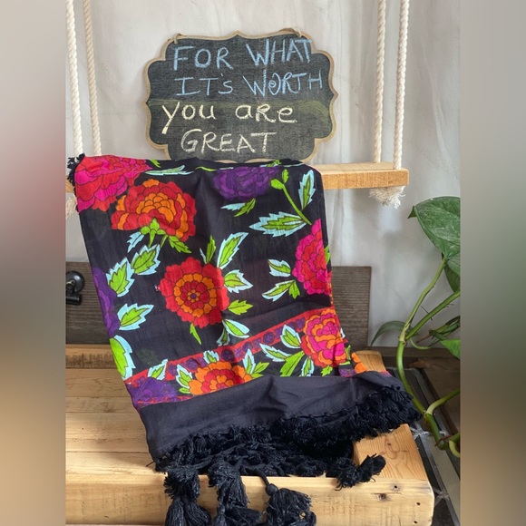 🤗25-You Are Fantastic❤️ SJ Collection Floral Scarf - Picture 3 of 13